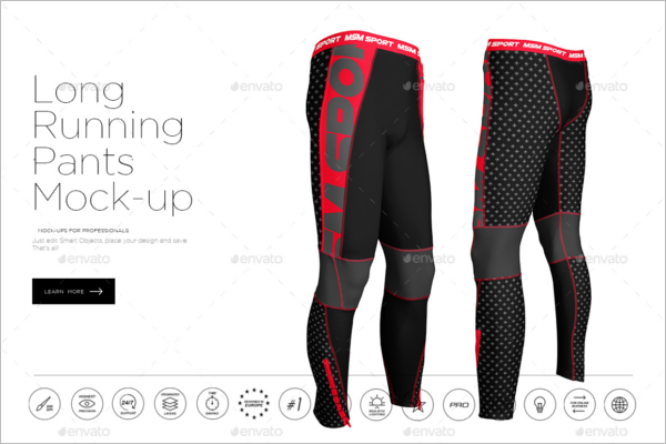 Long Running Legging Mockup Design