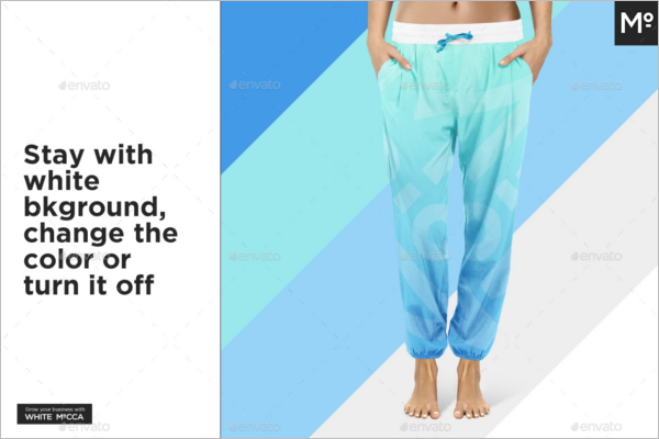 Loose Legging Mockup Design