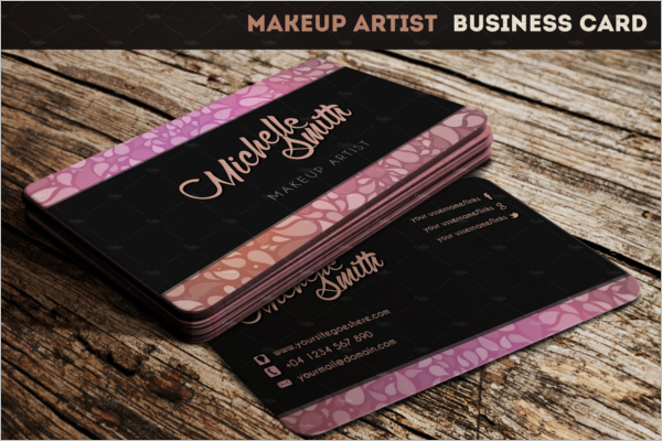 Makeup Artist Business Card