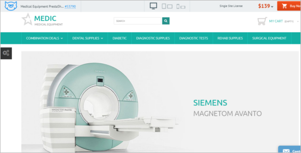 Medic Medical Equipment PrestaShop Theme