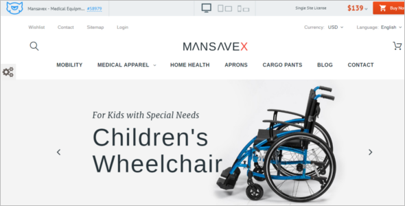 Medical Equipment PrestaShop Theme