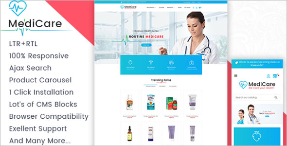Medicine Store Prestashop Theme