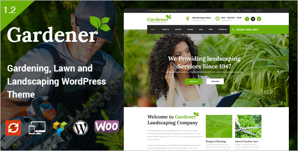 Minimal Agriculture WordPress Theme