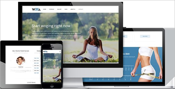 Minimal Yoga WordPress Theme