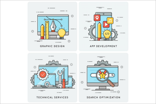 Mobile App Marketing Banner Template