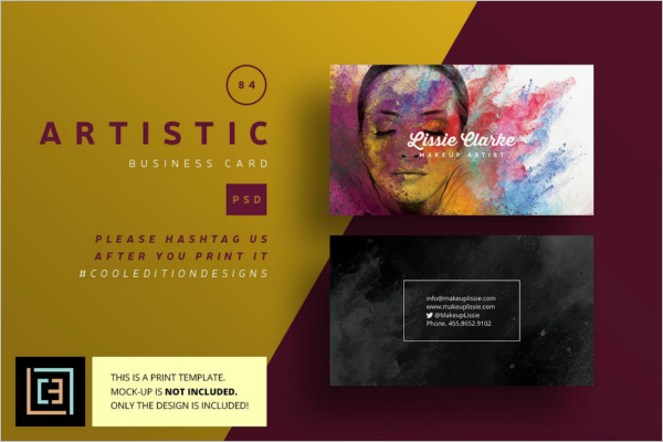 Modern Artistic Business Card