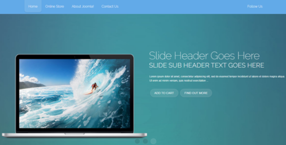 Modern Computer Store Virtuemart Template