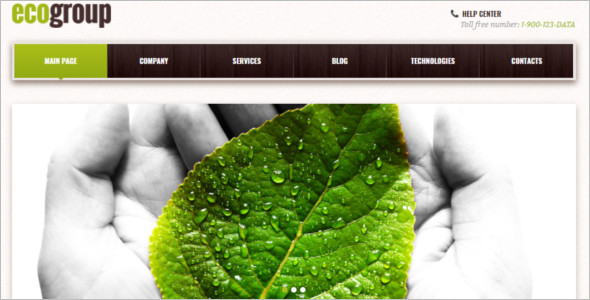 Modern Environmental WordPres Template