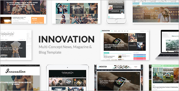 Multi-Concept Entertainment WordPress Template