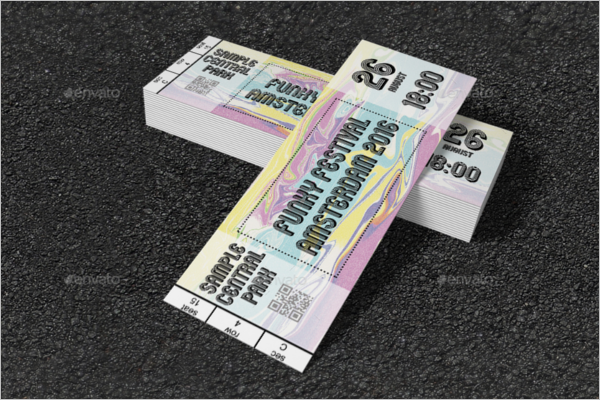Multiple Event Ticket Template