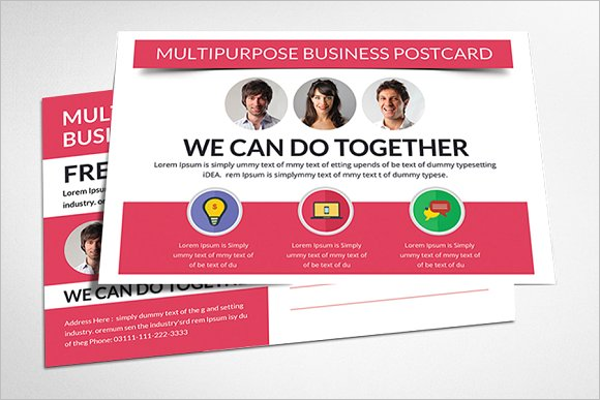 Multipurpose Construction Business Postcard