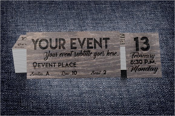 Multipurpose Event Ticket Template