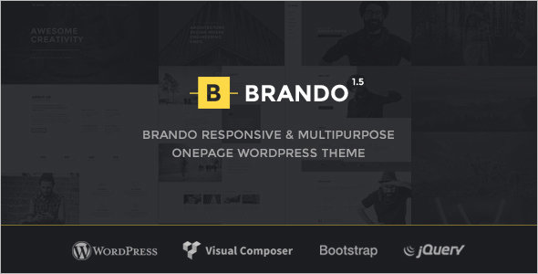 Multipurpose One Page WordPress Theme