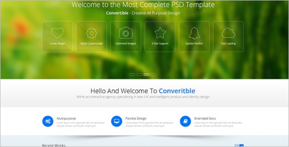 Multipurpose PSD WordPress Theme