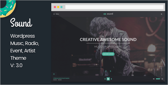 Musical WordPress Theme