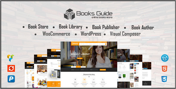 New Book Store WordPress Theme