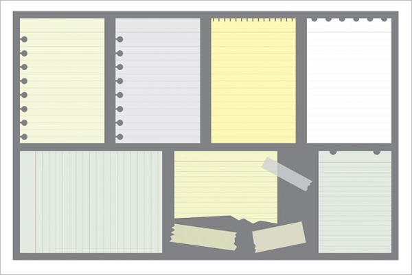 Notepad Paper Mockup Design