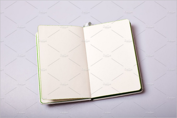 Notepad With Blank PagesÂ Mockup PSD