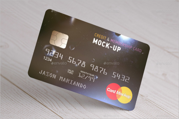 Old Credit Card Mockup
