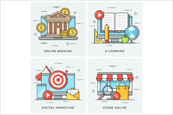 Online Banking Marketing Banner Design