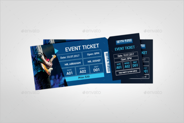 Online Ticket Template