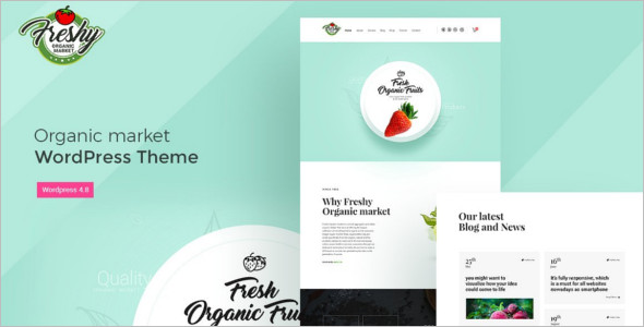 Organic Shop WordPress Theme