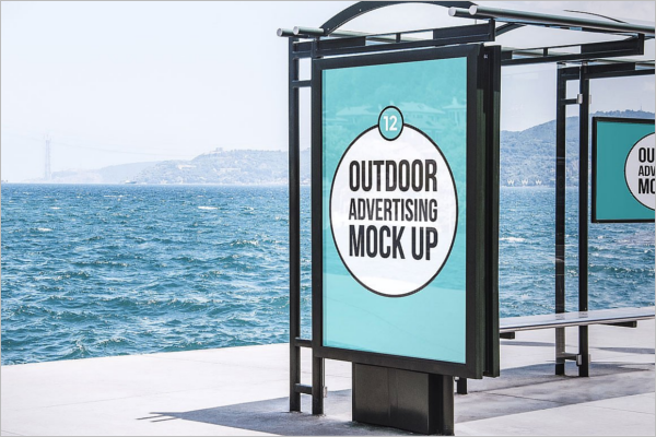 Outdoor Advertising MockUp PSD