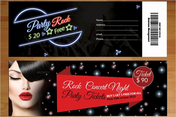 Party Event Mockup Design
