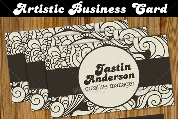 Personal Artistic Business Card Template