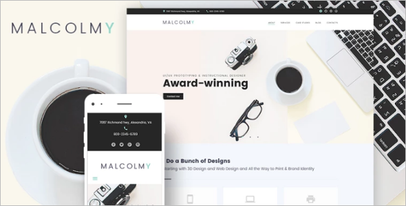 Personal Web Designer WordPress Theme