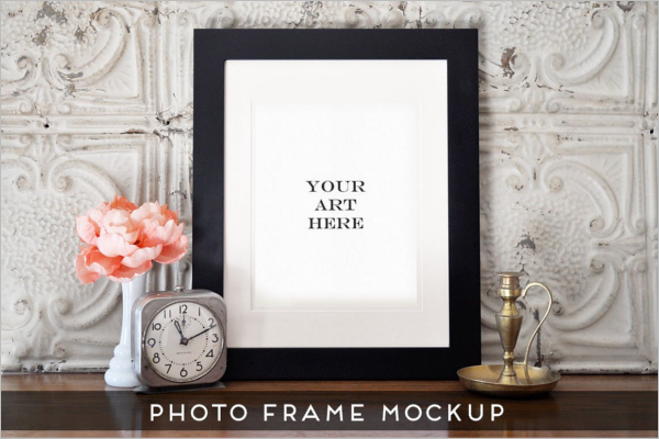 Photo Display Frame Art Mockup