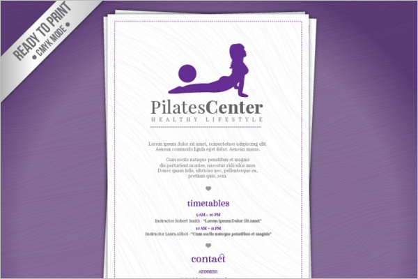 Pilates GYM Brochure