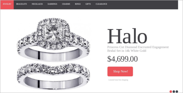 PrestaShop Jewellery Template