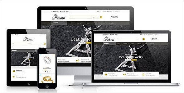 Princess Jewellery Prestashop Theme