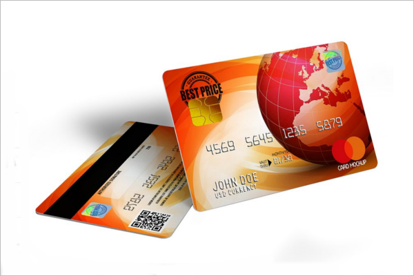 PrintableÂ Credit Card Mockup Template
