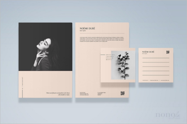 Printable Fashion Postcard Design