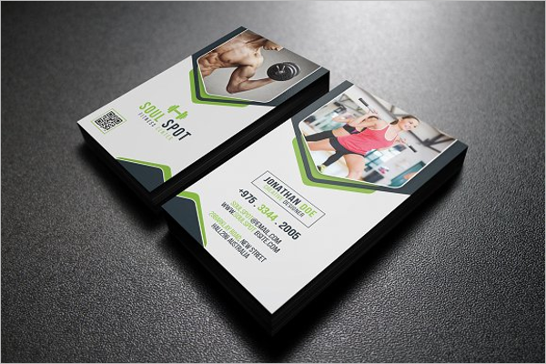 Printable Gym Business Card