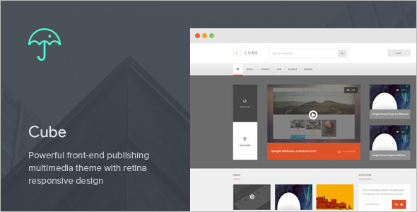 Publishing Multimedia WordPress Theme