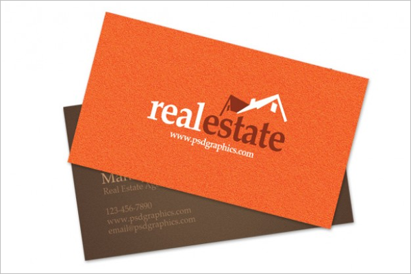 Ready To Print Real estate business card Template