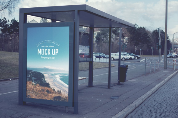Real Billboard Mockup PSD Design