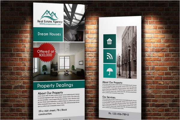 Real Estate Rack Card Template