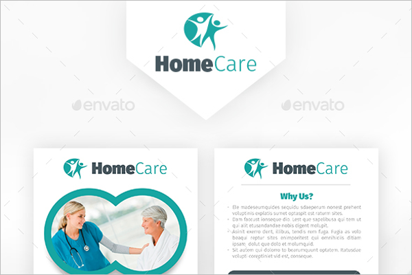 Realistic Medical Postcard Template