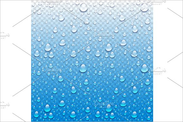 Realistic Rain Drop Design
