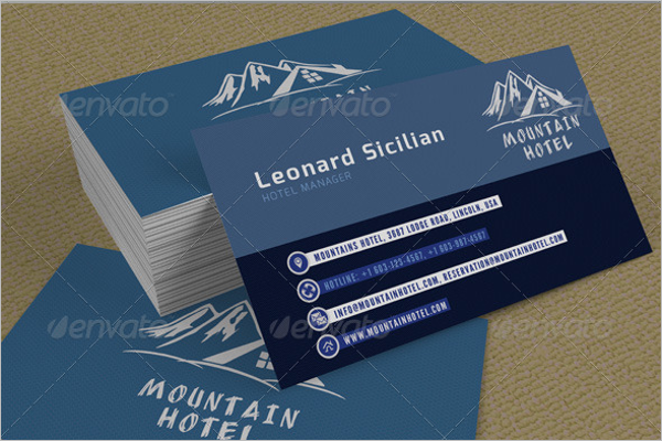 Resort Business Card Designs
