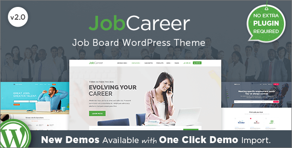 Responsive Job Portal WordPress Theme