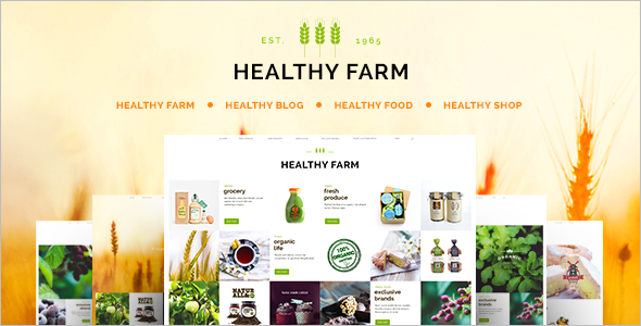 Retail Agriculture WordPress Theme
