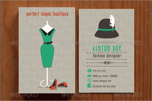 fashion business cards ideas