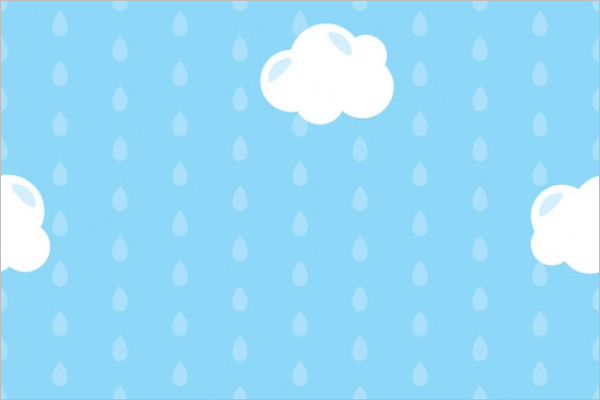 Seamless Pattern With Clouds