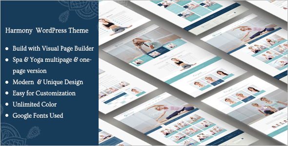 Spa Yoga WordPress Theme