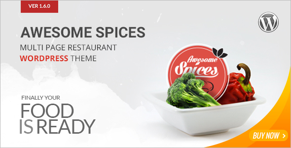 Spice Restaurant WordPress Template